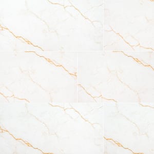 Amari Gold 24 in. x 48 in. Polished Porcelain Floor and Wall Tile (24 sq. ft./Case)