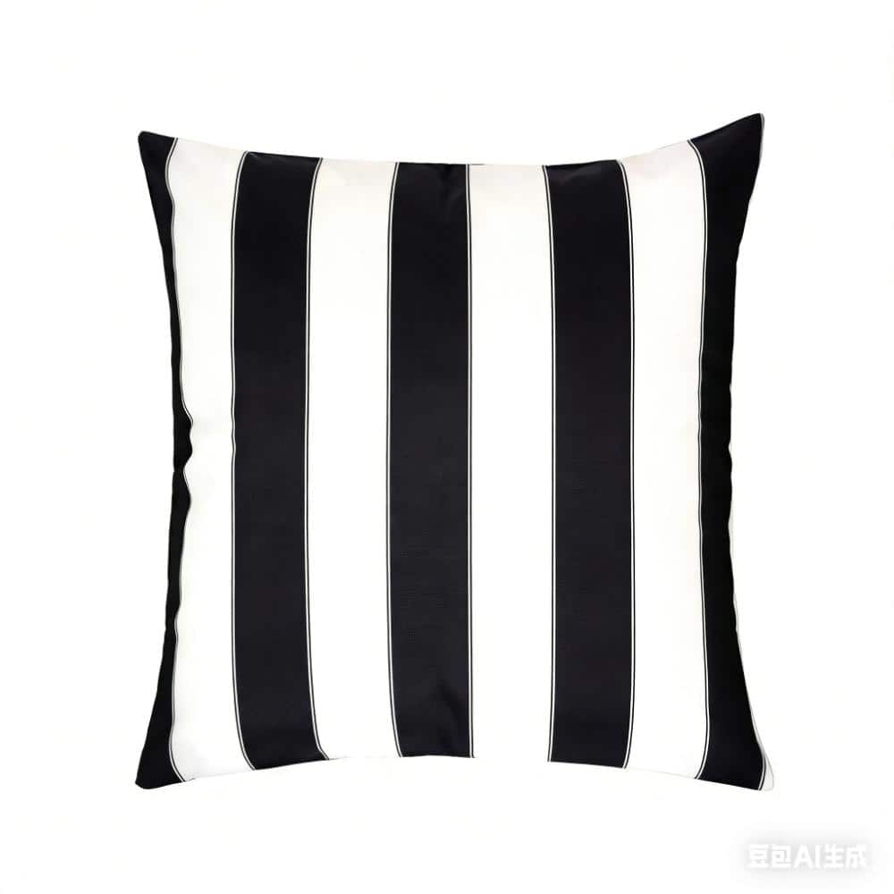 Bailey Black Square Outdoor Throw Pillow price history on PriceWatchPro