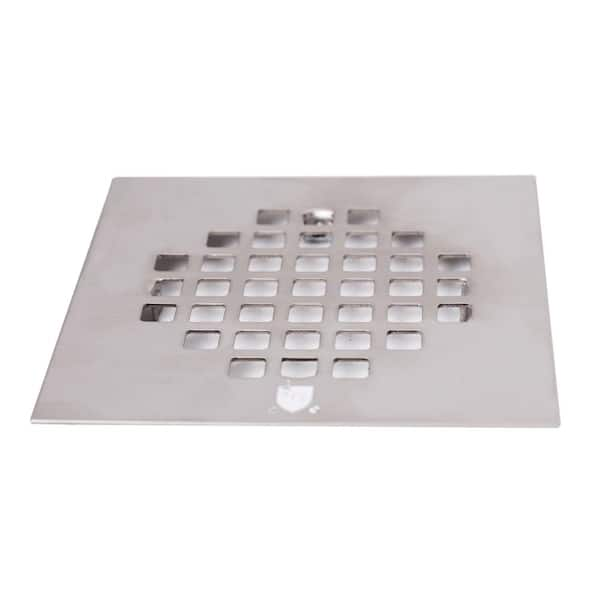 Westbrass D206-SQG-26 Square Shower Drain Cover in Polished Chrome