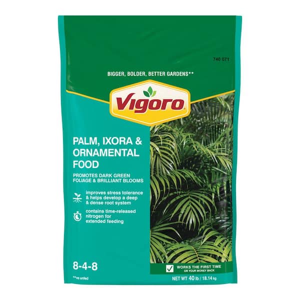 Vigoro 40 lb. All Season Palm, Ixora and Ornamental Plant Food (8-4-8)