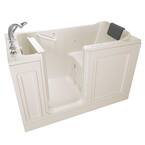 Acrylic Luxury 60 in. Left Hand Walk-In Whirlpool and Air Bathtub in Linen