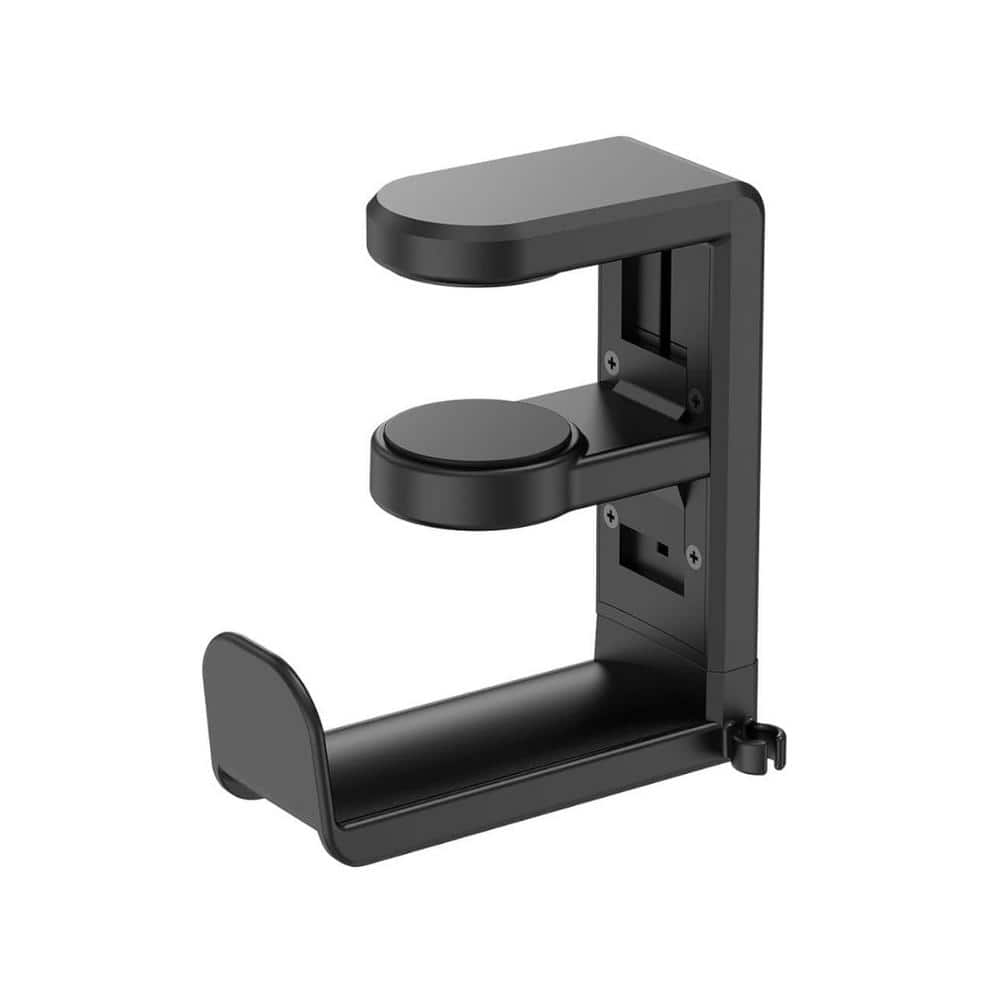 PC Gaming Headset Stand, Adjustable Clamp-on Headphone Holder with 360 Degree Swivel&Cable Clip Organizer in Black price history on PriceWatchPro