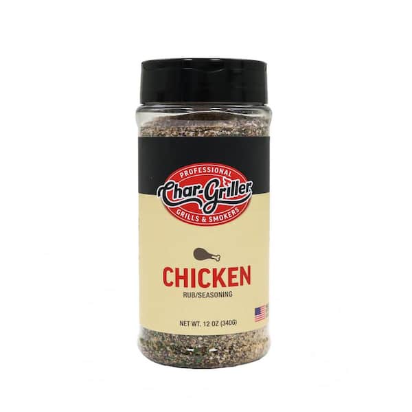Char-Griller 12 oz. Barbecue Seasonings Poultry Rub Chicken Seasoning Mix