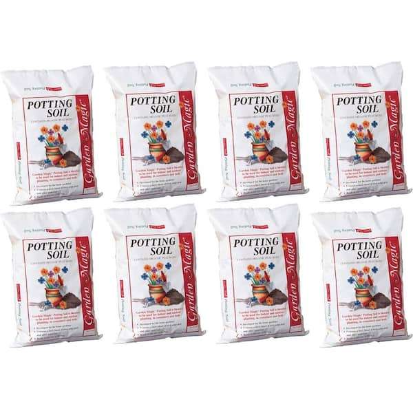 20 lbs. Bag Garden Magic Potting Soil Mix (8-Pack)