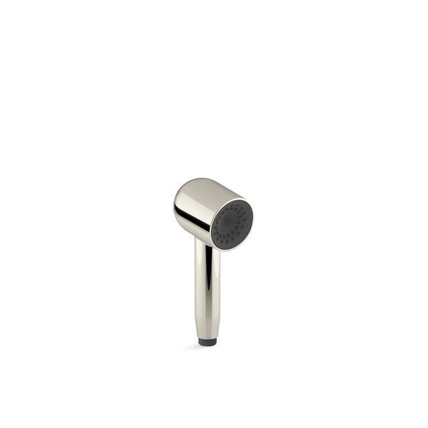 KOHLER Statement Iconic 1-Spray Patterns Wall Mount Handheld Shower Head 1.75 GPM in Vibrant Polished Nickel