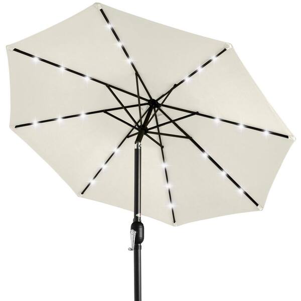 若者に人気のブランド ft. 10 Steel Ivory in Umbrella Patio Tilt Solar Market その他
