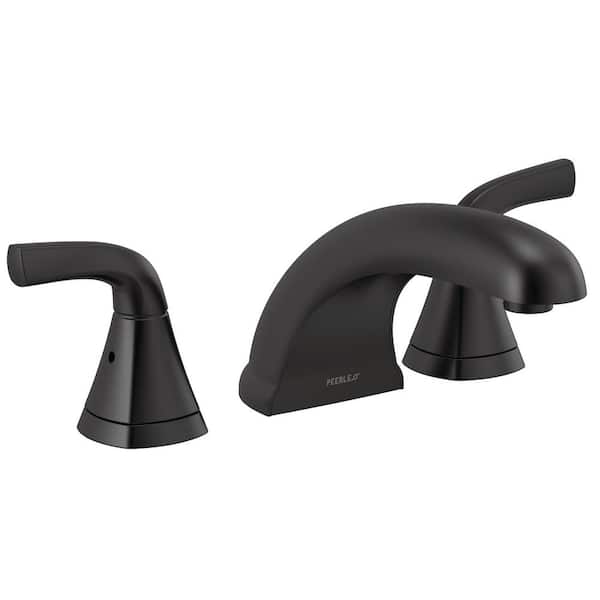 Parkwood 2-Handle Deck-Mount Roman Tub Filler Faucet Trim Kit in Matte Black (Valve Not Included)
