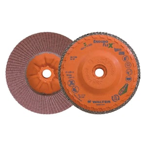 ENDURO-FLEX Stainless 5 in. x 5/8-11 in. Arbor GR60, Blending Flap Disc (10-Pack)