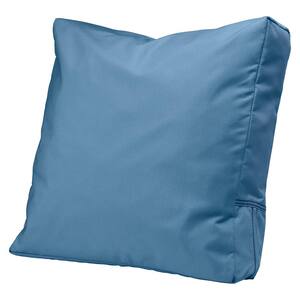 44 x 44 x 4 Outdoor Papasan Chair Cushion Wedge Wood Blue - Sorra Home