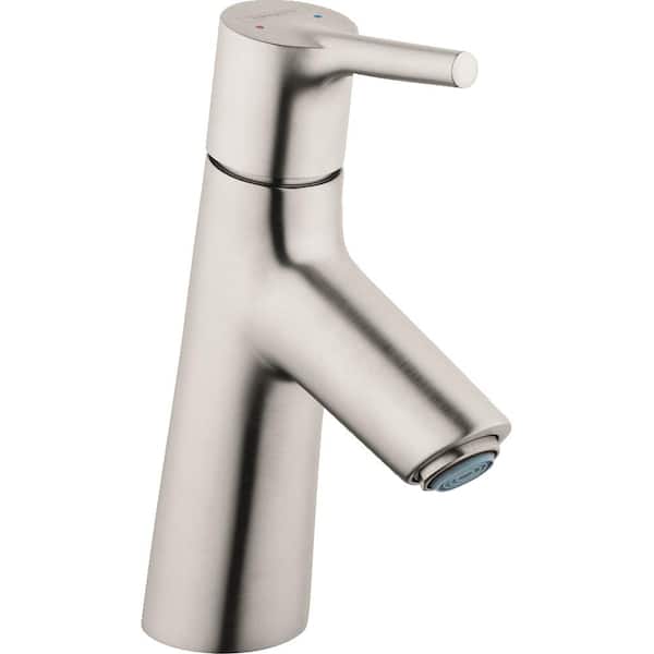 Hansgrohe Talis S Single Hole Single-Handle Bathroom Faucet in Brushed Nickel