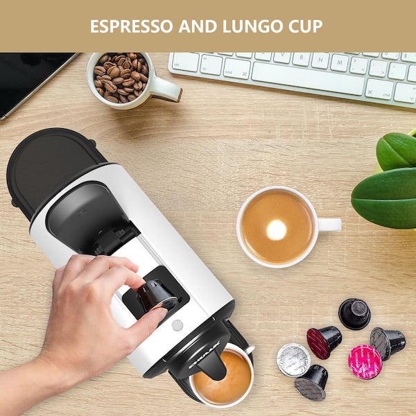 Edendirect Rebin One Cup White Espresso Machine to Make Espresso