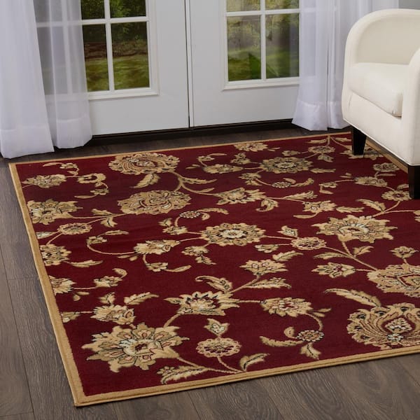 Home Dynamix Optimum Maoz Classic Medallion Area Rug, Brown/Ivory