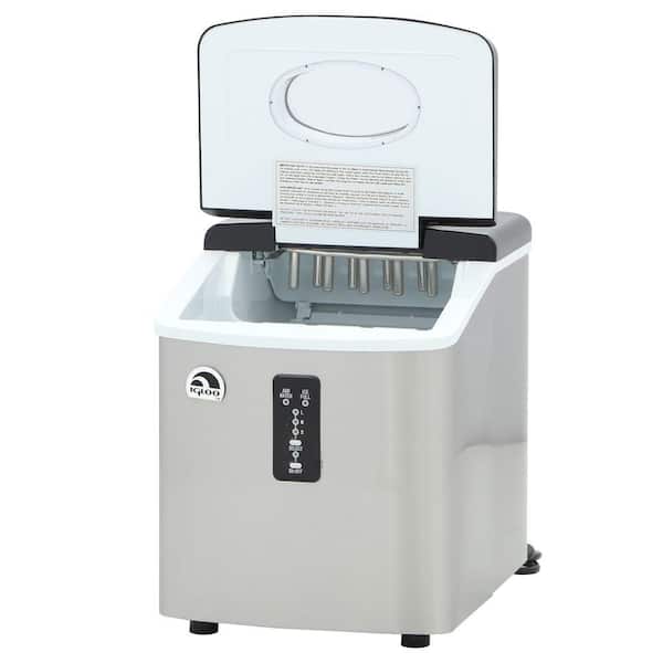 IGLOO - 26 lb. Freestanding Ice Maker in Stainless Steel