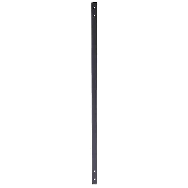 Precision 32-1/4 in. x 3/4 in. Black Matte Galvanized Steel Contemporary Baluster Bulk Pack (30-Pack)