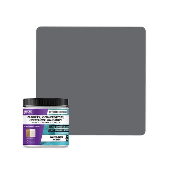 1 pt. Pewter Cabinets, Countertops, Furniture and More Multi-Surface All-in-One Interior/Exterior Refinishing Paint