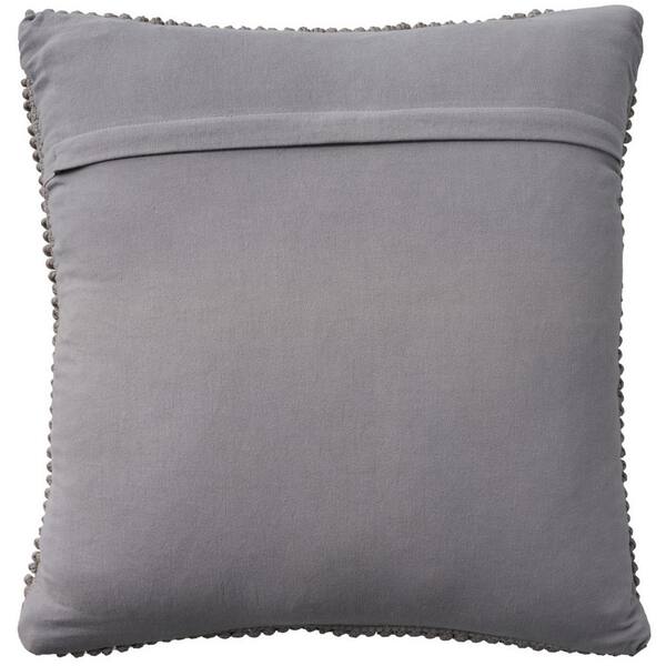 Mina Victory Holiday Ivory and Gray Christmas Tree 20 in. x 20 in. Throw  Pillow 078430 - The Home Depot