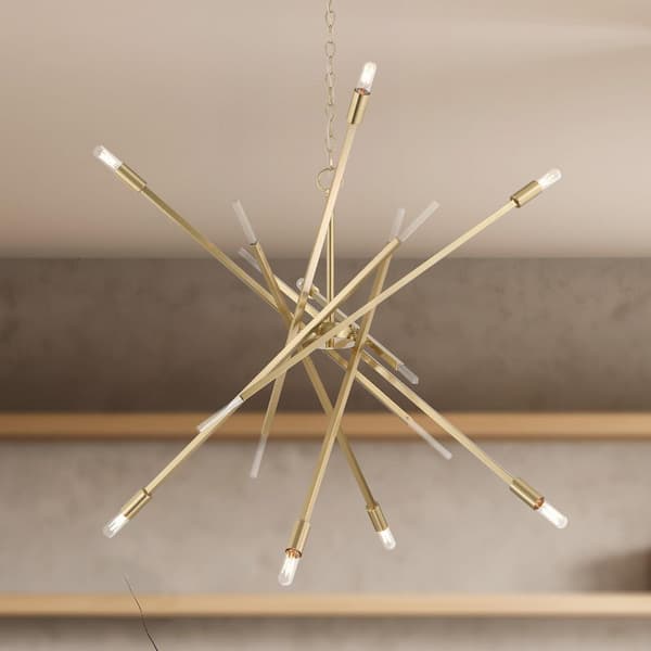 Hunter Hunter Vicontessa 8-Light Alturas Gold Large Chandelier