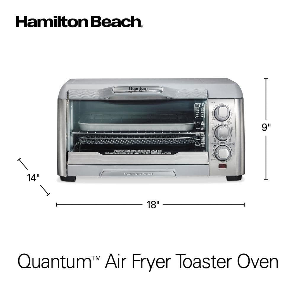 6-Slice Stainless Steel Air Fryer Toaster Oven