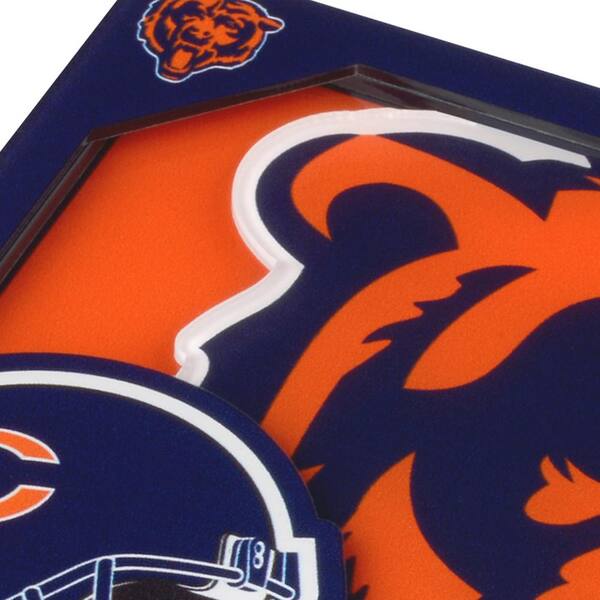 Chicago Bears 13 Speed Helmet Acrylic Plaque