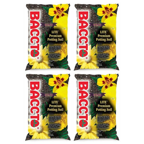 Unbranded 1420P Baccto Lite Premium Outdoor Potting Soil, 20 Qt. (4-Pack)