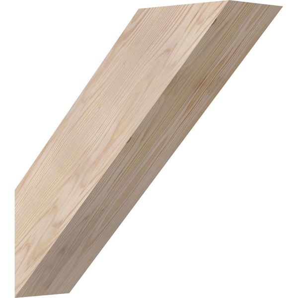 Ekena Millwork 5 1/2"W x 20"D x 20"H Traditional Smooth Knee Brace, Douglas Fir
