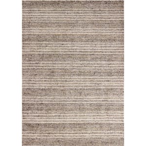 Savannah Taupe 2 ft. x 3 ft. Geometric Contemporary Accent Rug
