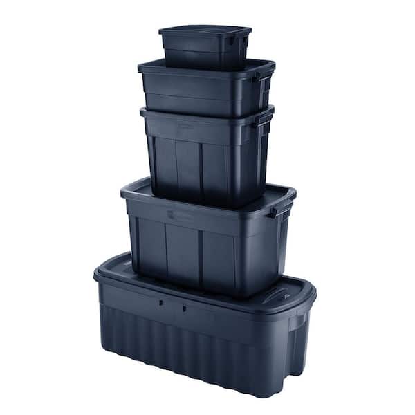 Rubbermaid Roughneck️ 50 Gallon Holiday Storage Totes, Perfect Organization  Bins for Holiday Décor, Durable, Reusable and Stackable Large Plastic