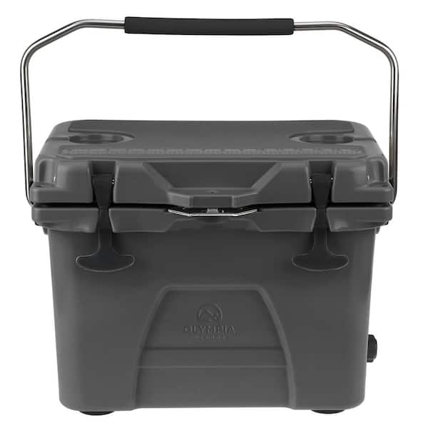 OLYMPIA High Performance Gray 20 QT. Portable Chest Cooler