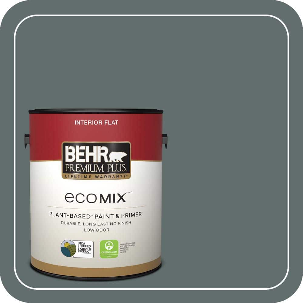 1 gal. #PPU12-19 Mountain Pine Flat EcoMix Plant-Based Interior Paint & Primer price history on PriceWatchPro