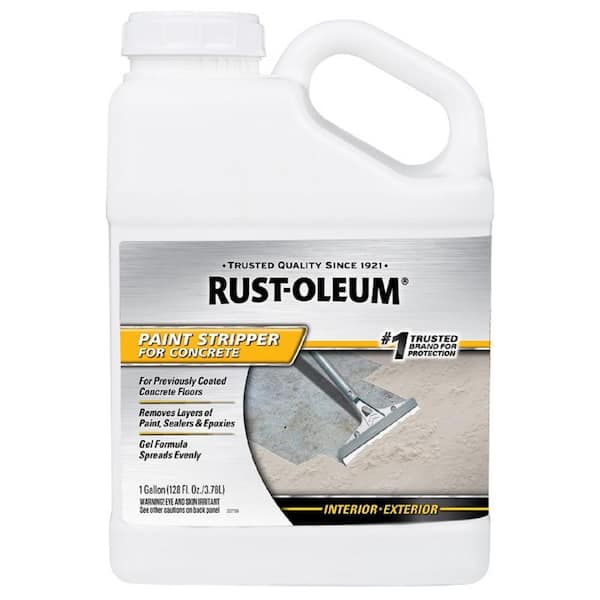 Rust Oleum 1 Gal Paint Stripper For Concrete 310984 The Home Depot