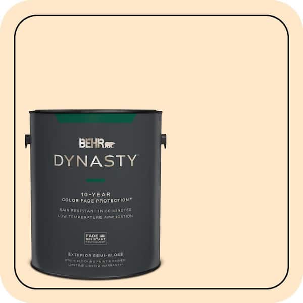 BEHR DYNASTY 1 gal. #ECC-49-1 Antigua Sunrise Semi-Gloss Exterior Stain-Blocking Paint & Primer