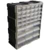 Stalwart 17.5 in. 41-Compartment Hardware Storage Small Parts Organizer in  Black 75-7422 - The Home Depot