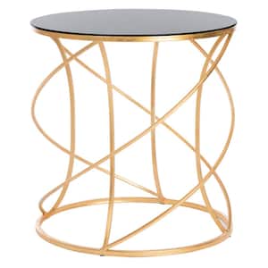 Cagney Gold/Black End Table