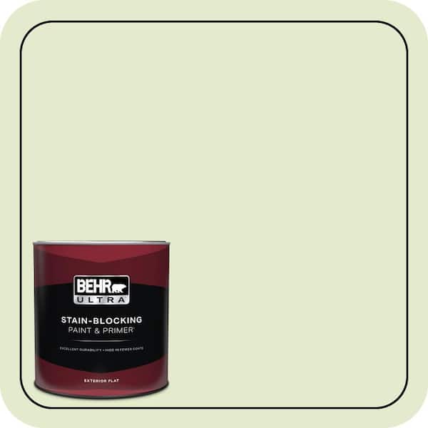 BEHR ULTRA 1 qt. #P370-2 Praying Mantis Flat Exterior Paint & Primer