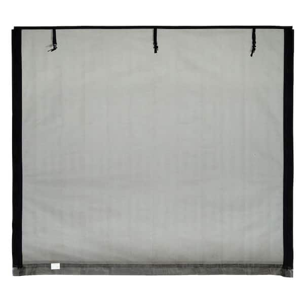 FRESH AIR SCREENS 16 ft. x 8 ft. Roll-Up Garage Door Screen with 2 ...