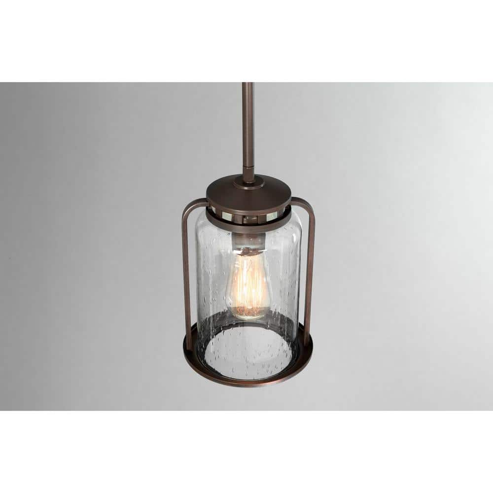 Botta Antique Bronze Glass Cylinder Hanging Lantern