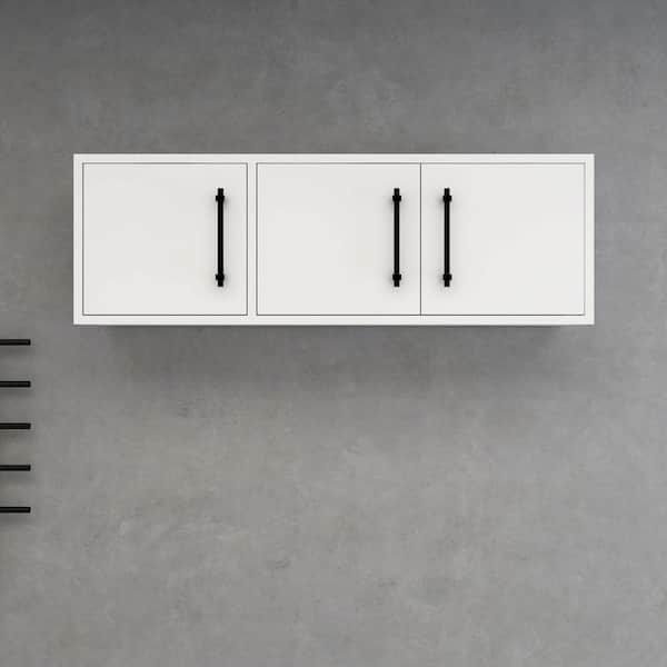 Victoria 42 in. W x 11.8 in. D x 13.78 in. H White Plywood Wall Overhead Floating Linen Cabinet in Gloss White