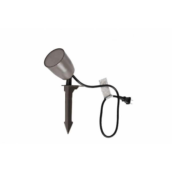CE 550 Lumen Bronze Plug-In Integrated LED Landscape Flood Light 1-Pack
