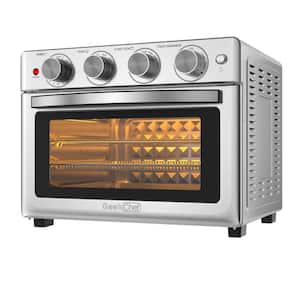 26 qt. Stainless Steel Air Fryer, 6-Slice Air Fryer Toaster Oven Combo, Roast, Bake, Reheat, Fry Oil-Free, ETL Listed