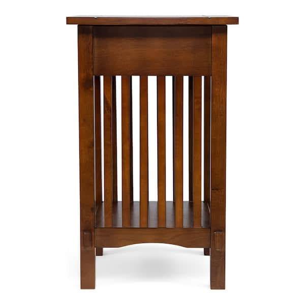 Tatum Antique Oak Single Drawer Side Table
