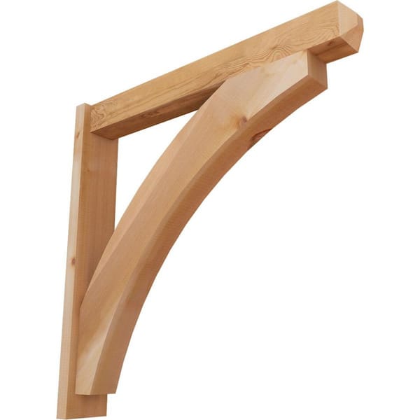 Ekena Millwork 6 in. x 36 in. x 36 in. Thorton Craftsman Smooth Western Red Cedar Outlooker