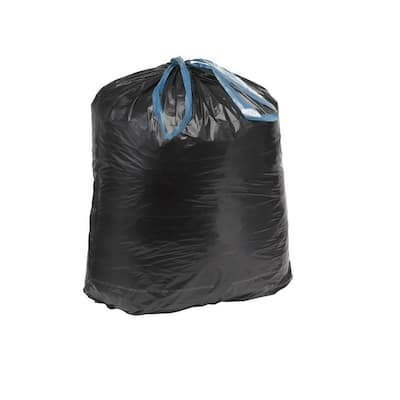 drawstring black bin bolsas