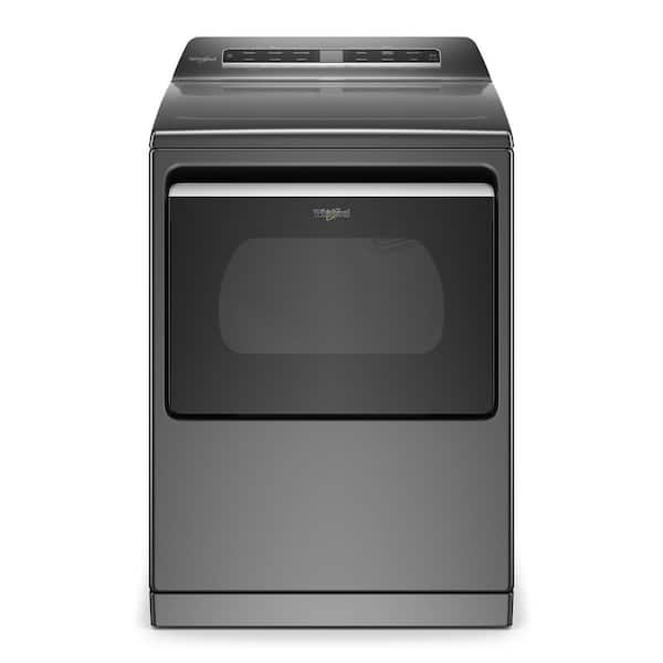 Whirlpool 7.4 cu. ft. Smart Vented Electric Dryer in Chrome Shadow