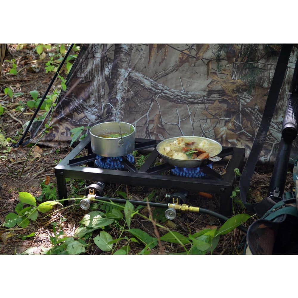 Basecamp Black Iron 2-Burner Outdoor Stove