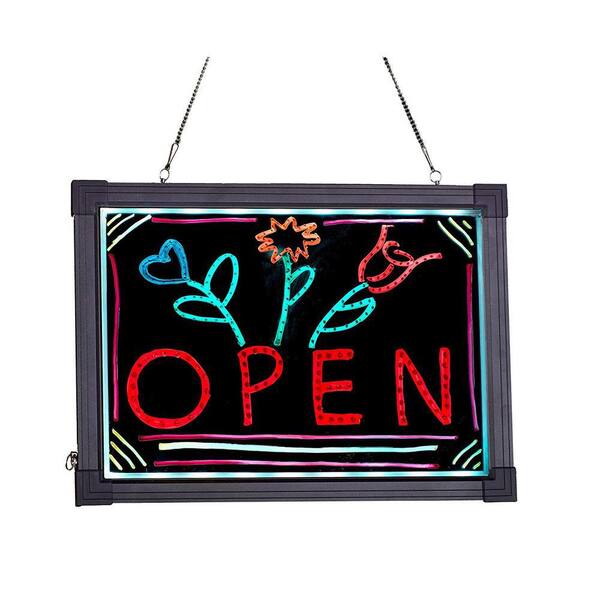 Alpine Industries 16 in. x 24 in. LED Illuminated Hanging Message