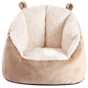Cute Soft Foam Bean Bag Chair, Patio Lazy Chair for Kids Reading Lounging Gaming