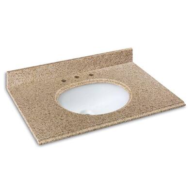 Beige - Bathroom Vanity Tops - Bathroom Vanities - The Home Depot