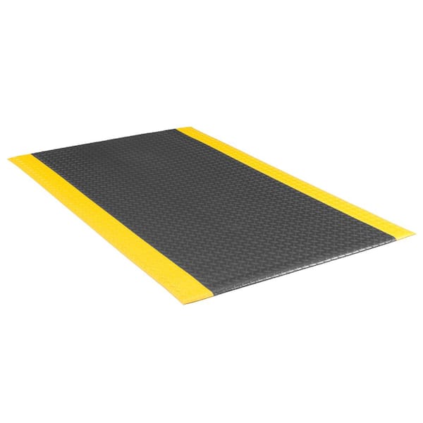 Apache Mills Commercial Entry Mat, Indoor/Outdoor, 3' x 5', Black