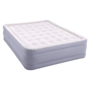 18 in. Queen Size Air Mattress with Built-in Pump and Storage Bag