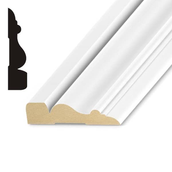 Kelleher Propack Bay Shore 5/8 in. x 2-1/2 in. x 8 ft. 6 in. Primed Wood MDF Casing (12-Pack) MDF32PK102 - The Home Depot